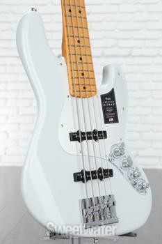 Fender American Ultra II Jazz Bass V – Avalanche, Maple Fingerboard