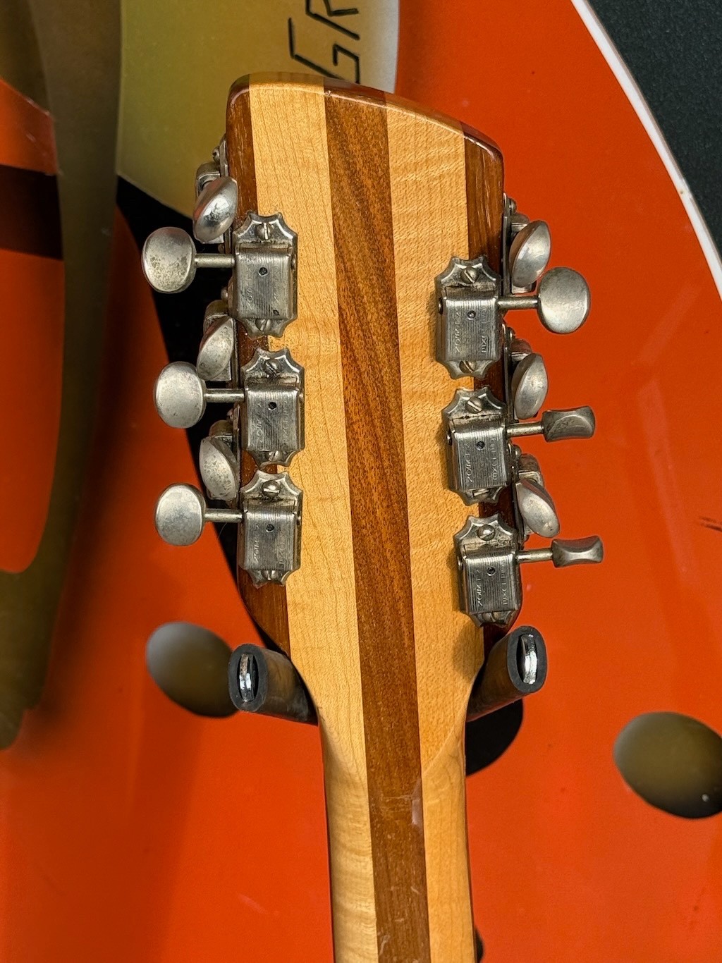 1965 Rickenbacker 360/12 12-string Maplglo get all those Beatle & McGuinn tones.