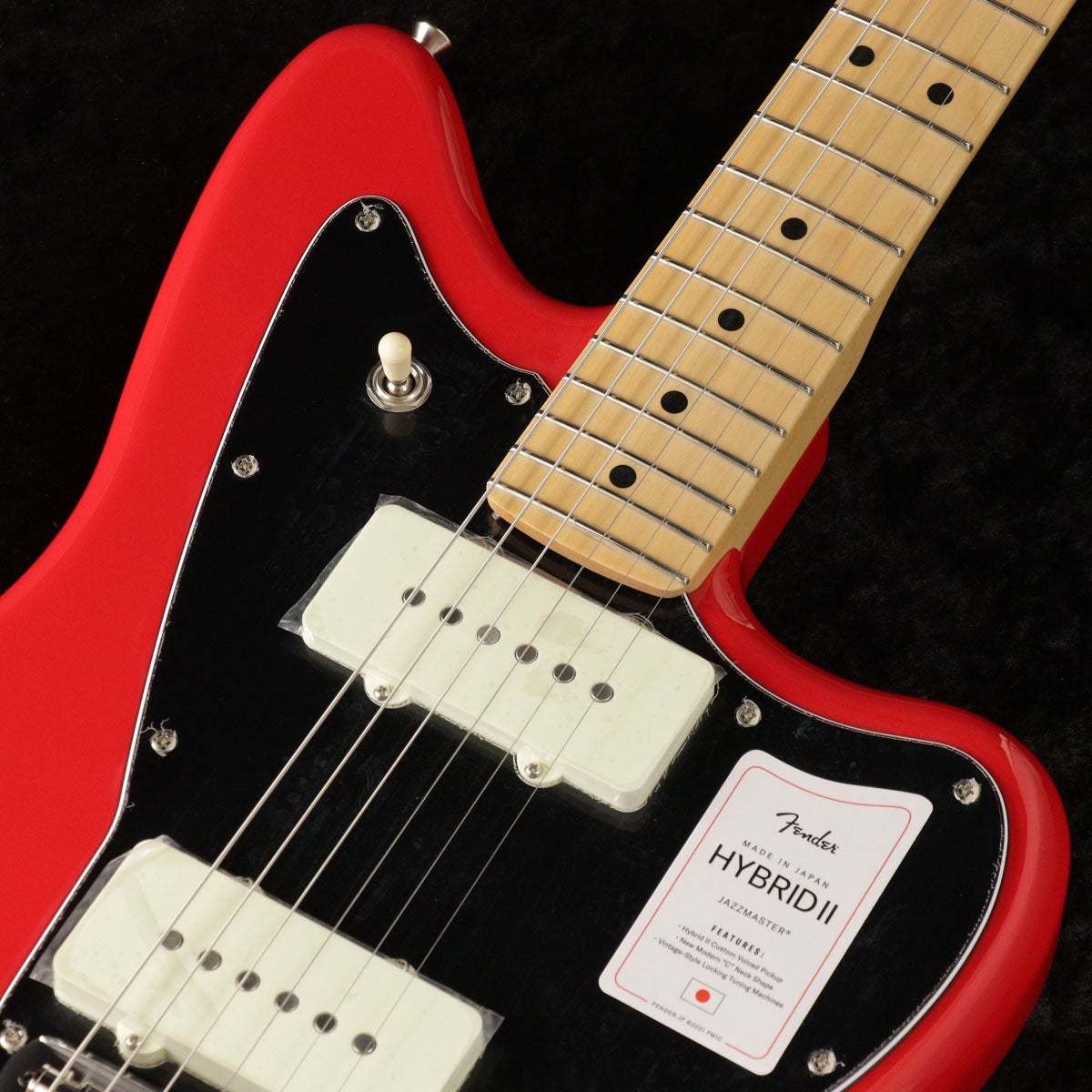 Fender Made in Japan Hybrid II Jazzmaster Maple Modena Red (3.66kg) JD25029308