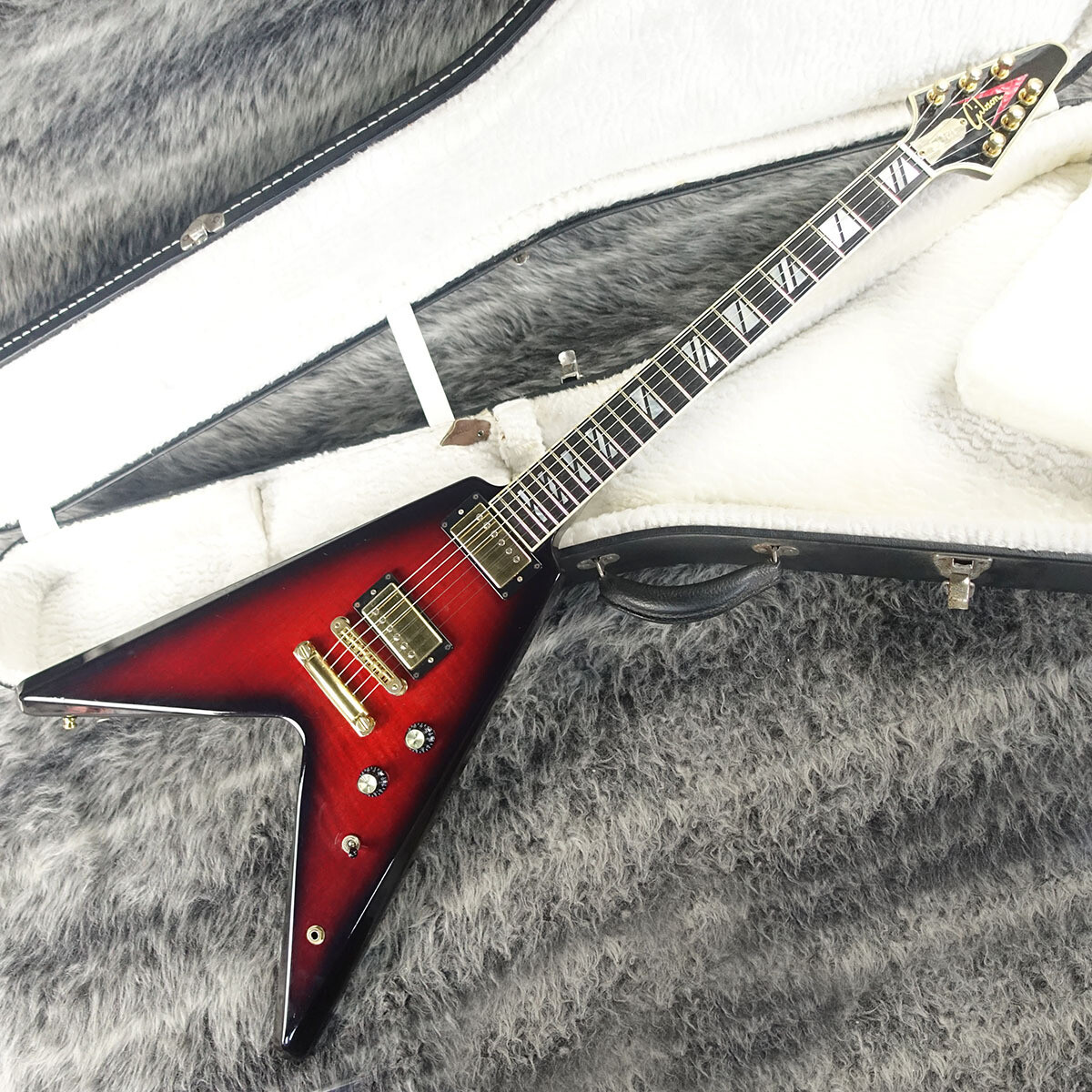 Gibson 50th Anniversary Flying V Brimstone Burst S 0117
