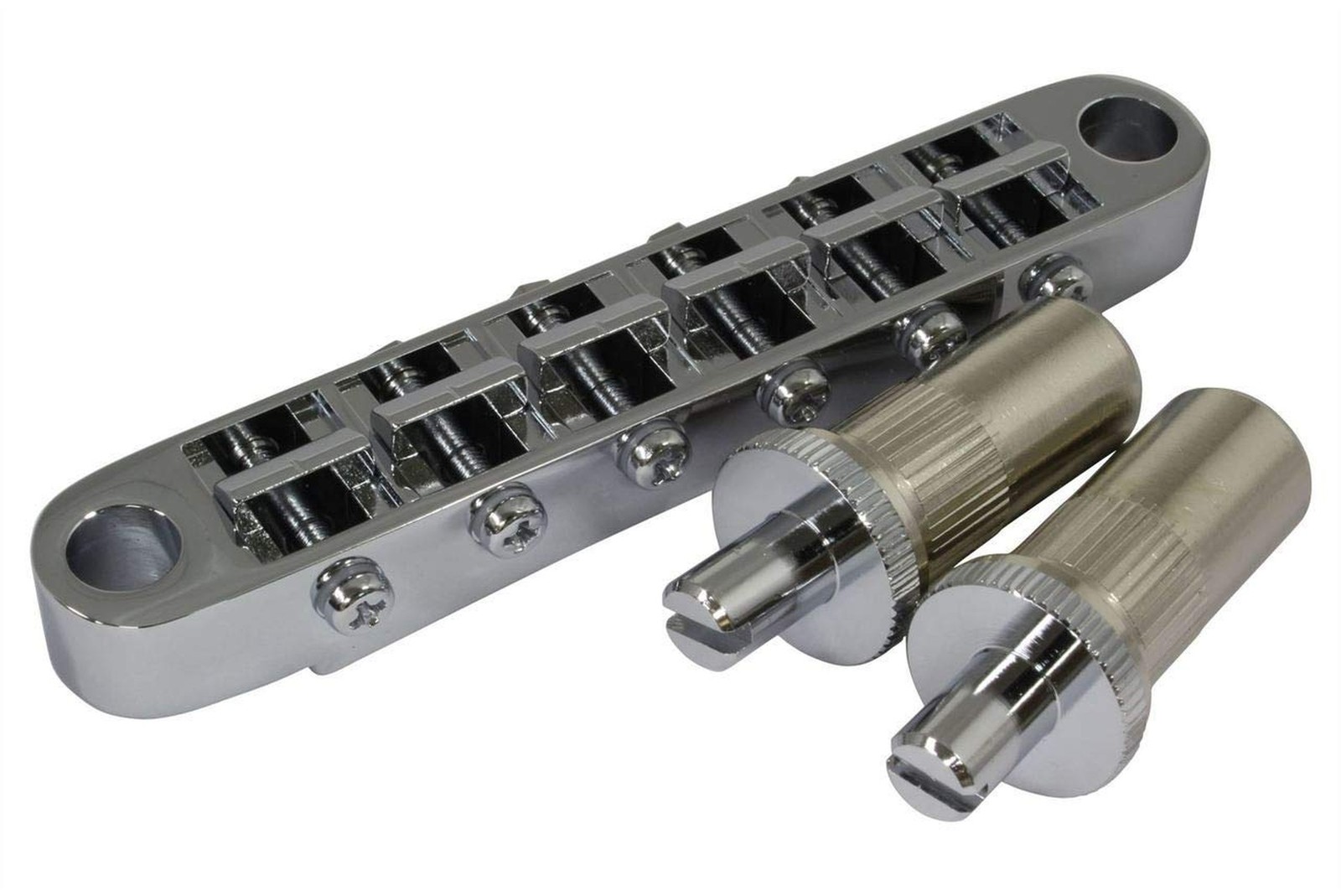 Gotoh GE103B-T Tune-O-Matic Style Guitar Bridge with Large Metic Stud Posts, …