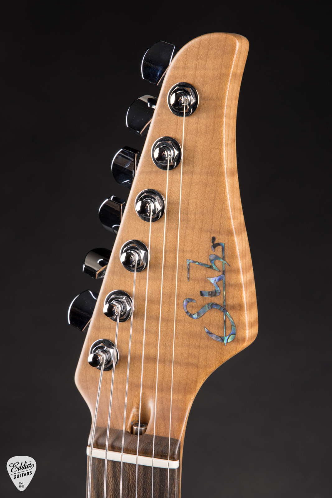 Suhr Modern T Black Limba – Faded Trans Green Burst #86002