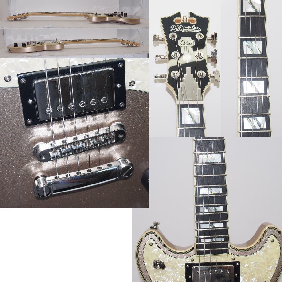 D’Angelico Deluxe Brighton Electric Guitar Wg5180 With Hard Case No.YG878
