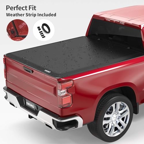 Soft Tri-Fold Tonneau Cover, 6.6ft Bed 2019-2026 | 1500 new Soft Trifold
