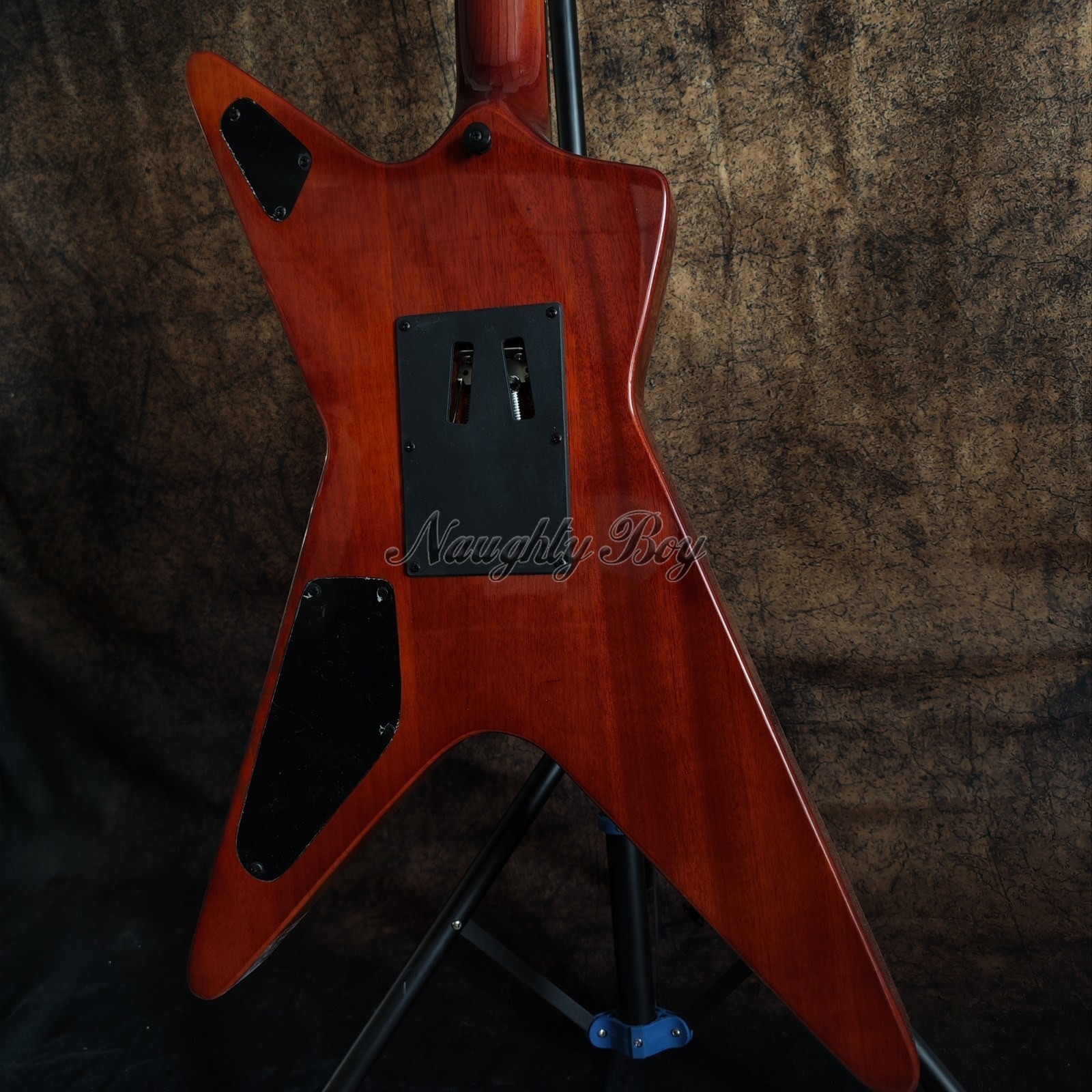 Green Burst falmed venner top Electric Guitar Maple Top 2 Humbuckers Solid Body