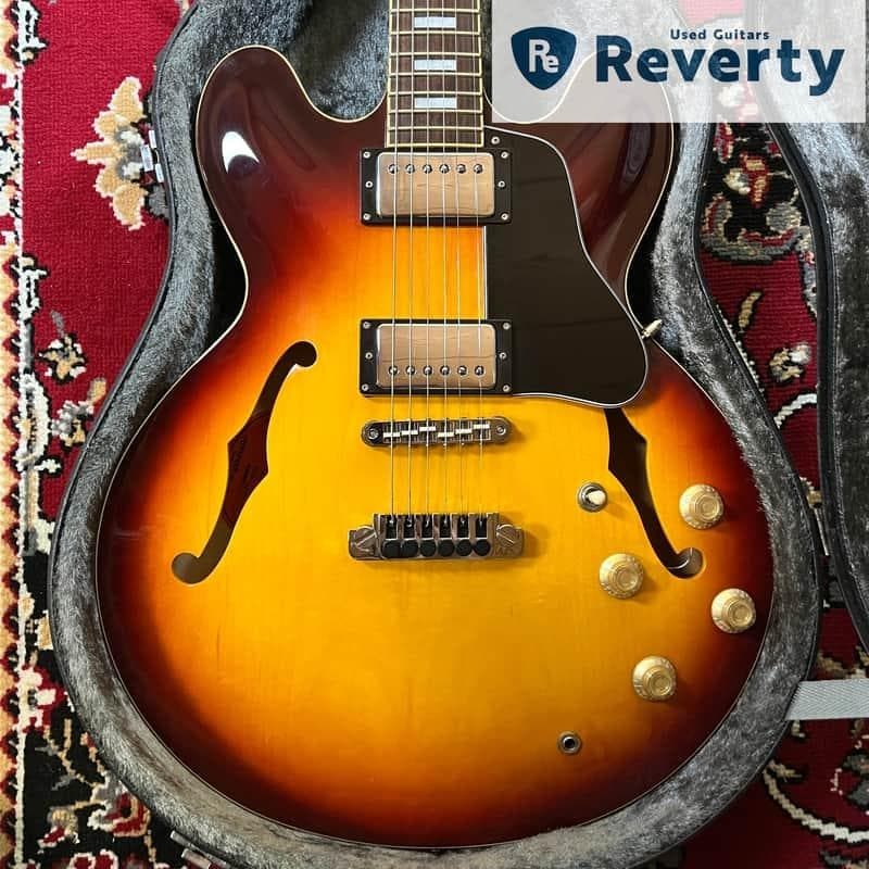 Burny RSA-120C ES-335 Type Electric Guitar Used Product Shipping From Japan