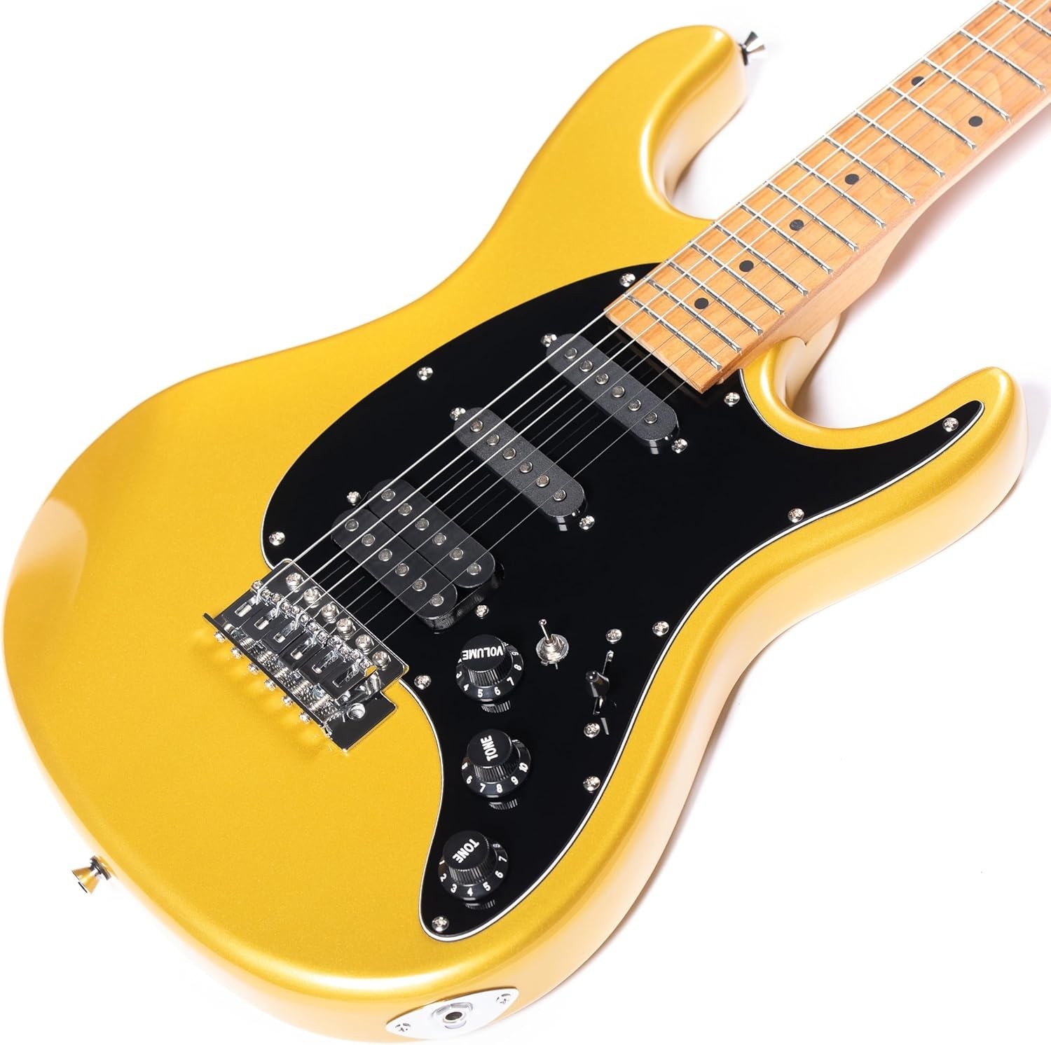 Paulownia Wood Electric Guitar – Solar Flare, Ssh Pickup