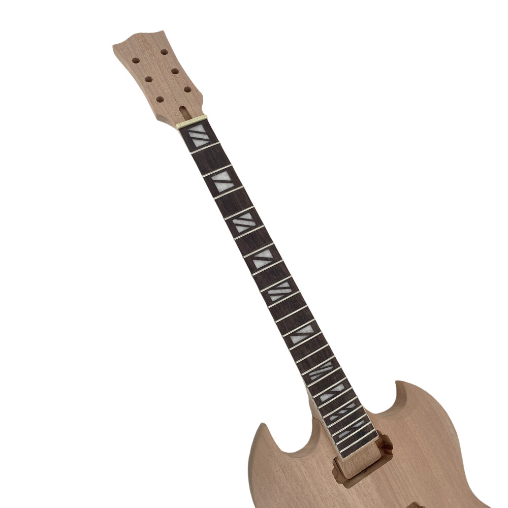1Set 22 Fret 24.75inch Mahogany Guitar Body Guitar Neck Rosewood Fretboard