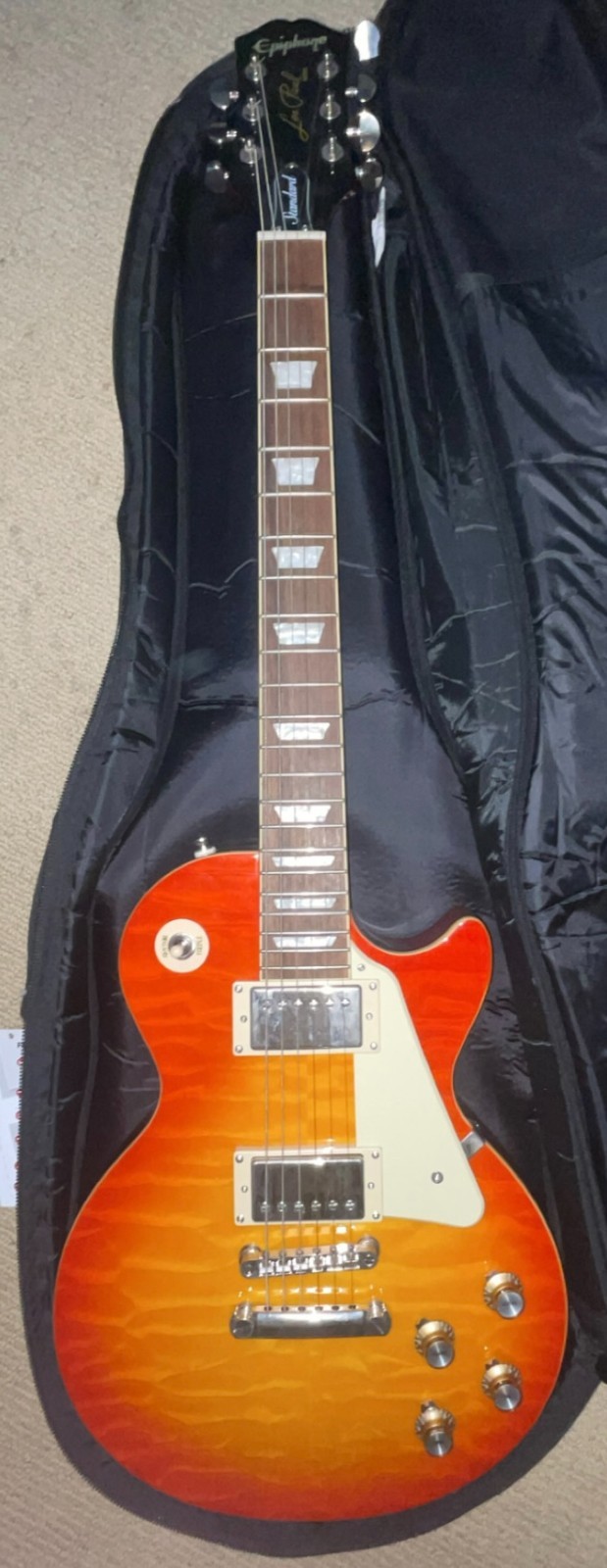 Epiphone Les Paul Standard 60s Quilt Top Limited-Edition Cherry Burst
