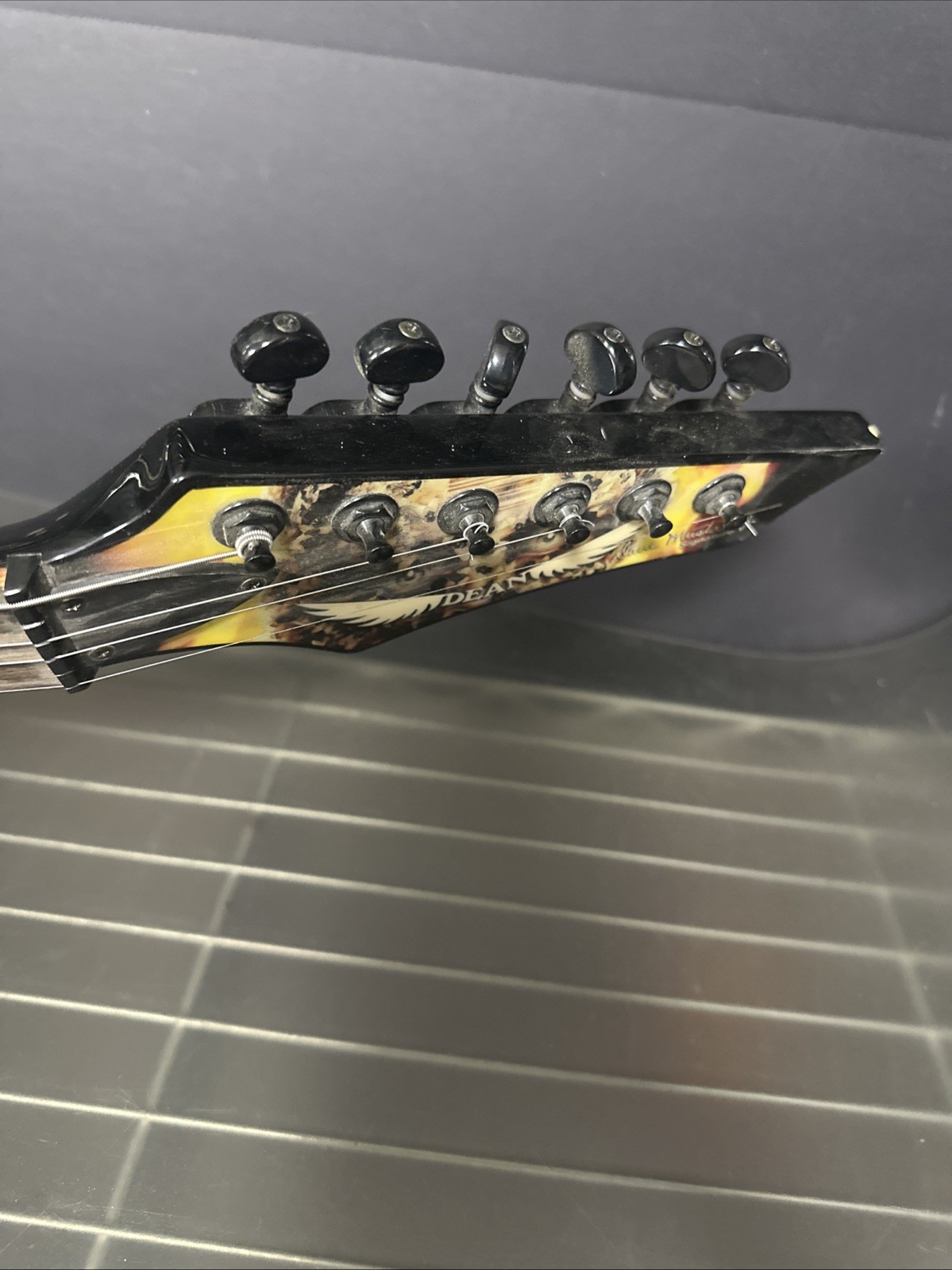 Dean Dave Mustaine Electric Guitar With Graphics Read Description!!!!