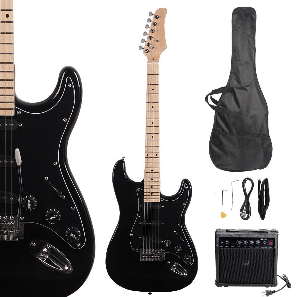 GST Electric Guitar Kit School Band 6 String with 20W Amp & Accessories
