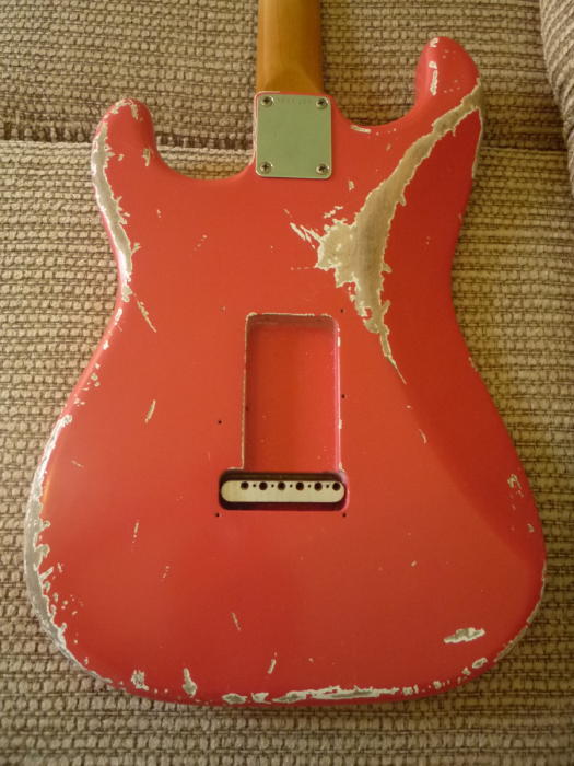 MJT Official Custom Order Vintage Aged Nitro Finish Guitar Body Mark Jenny VTS