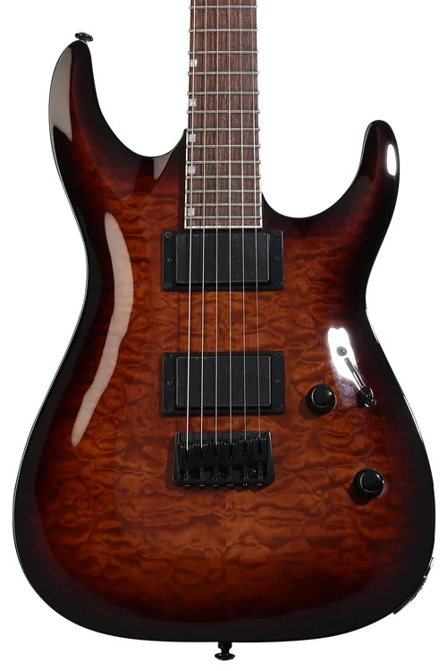 ESP LTD MH200HT Electric Guitar – Dark Brown Sunburst