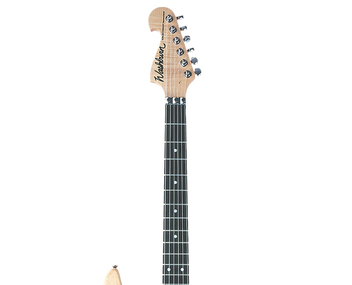 Washburn N4ESANM Nuno Double Cutaway Electric. Natural Swamp Ash – Open Box