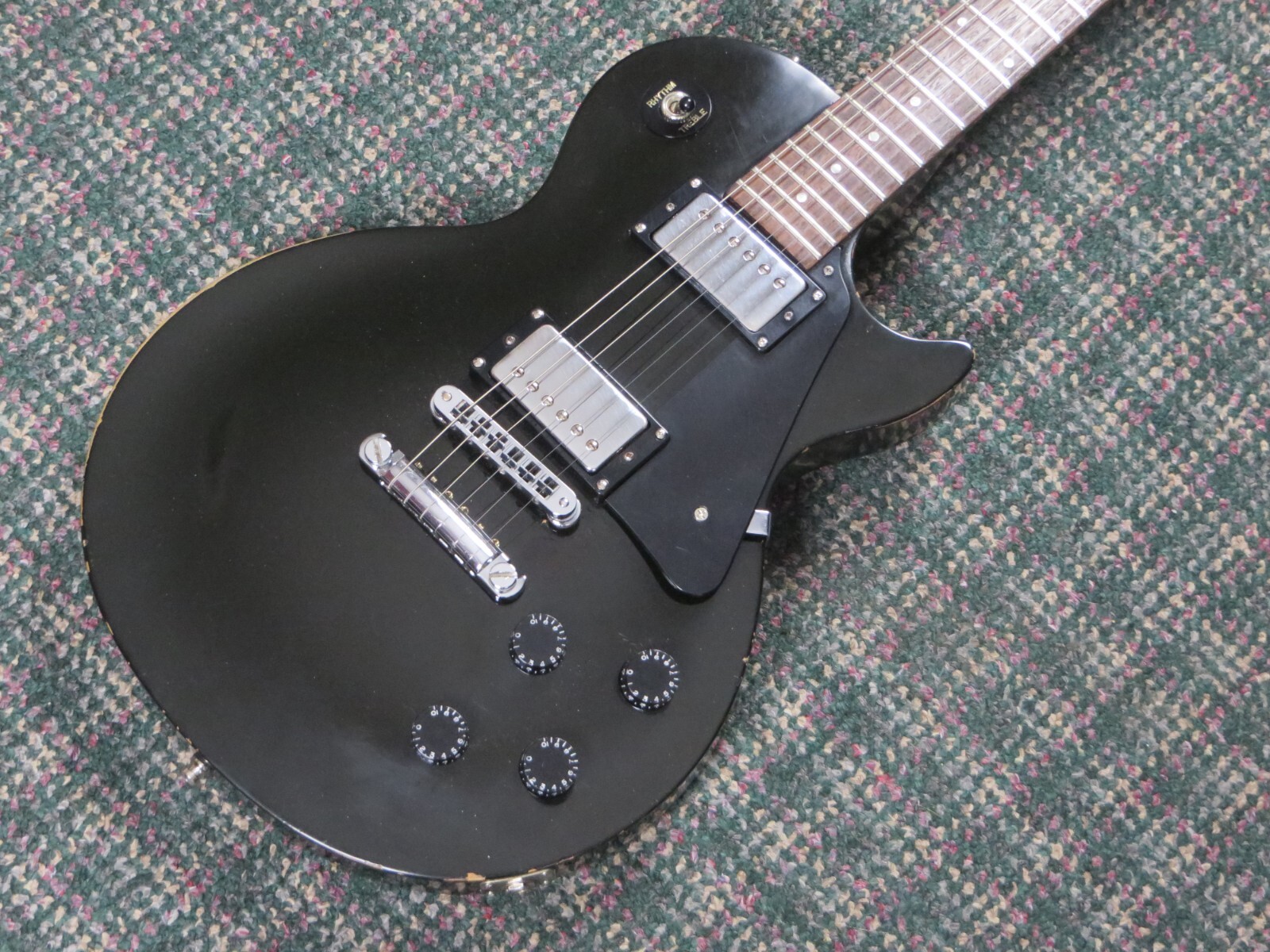 1985 Gibson Les Paul Studio Black/Ebony! Shaw Humbuckers! w/hardshell case