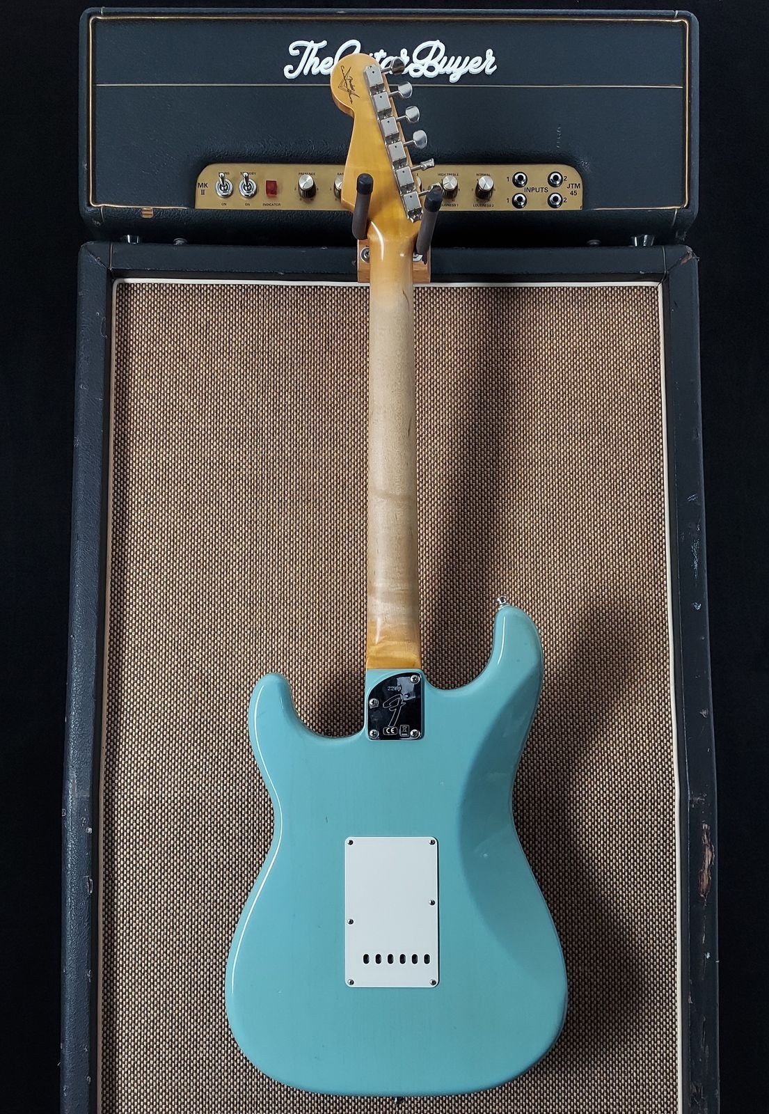 2018 Fender Custom Shop Postmodern Journeyman Relic COA Included Daphne Blue Fin