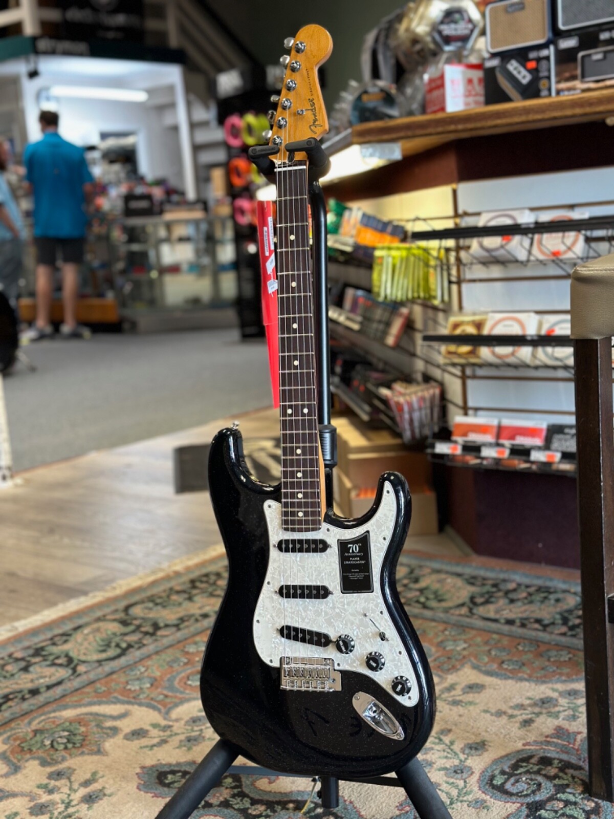 Fender 70th Anniversary Player Stratocaster, RW, Nebula Noir W/ Free Shipping