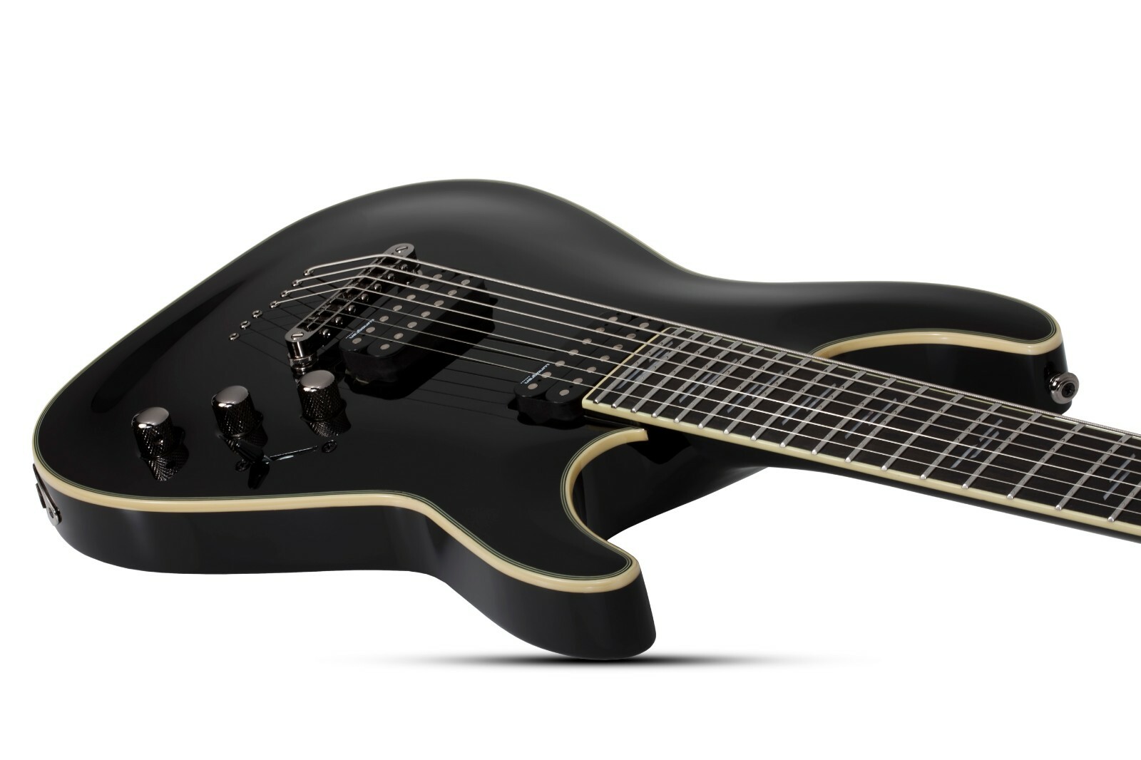 Schecter C-7 Blackjack Gloss Black 7-String Electric Guitar + Free Gig Bag