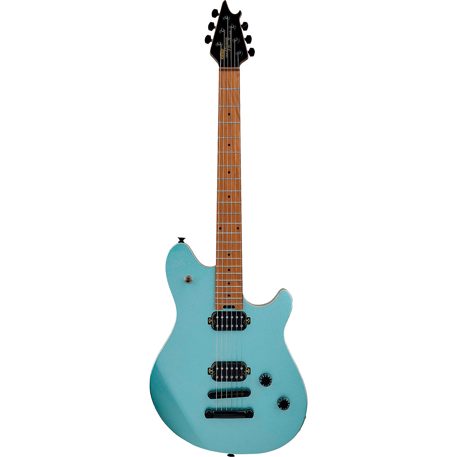 EVH Wolfgang Standard T.O.M E/G, Roasted Maple FB, Sea Foam Pearl Metallic