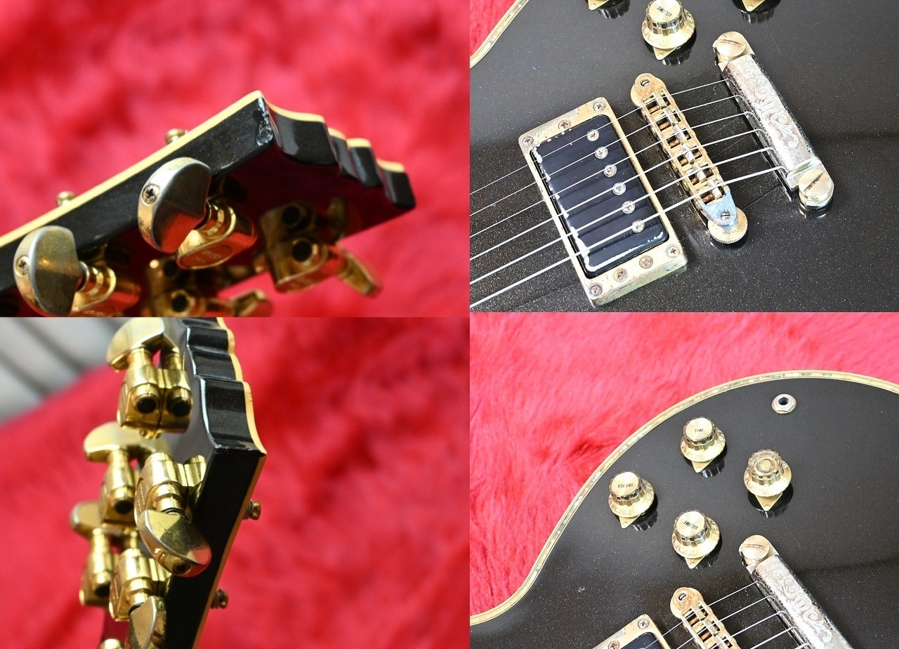 YAMAHA SG-3000 Custom Metallic Black Gold Hardware Made in Japan 1982 SG Type