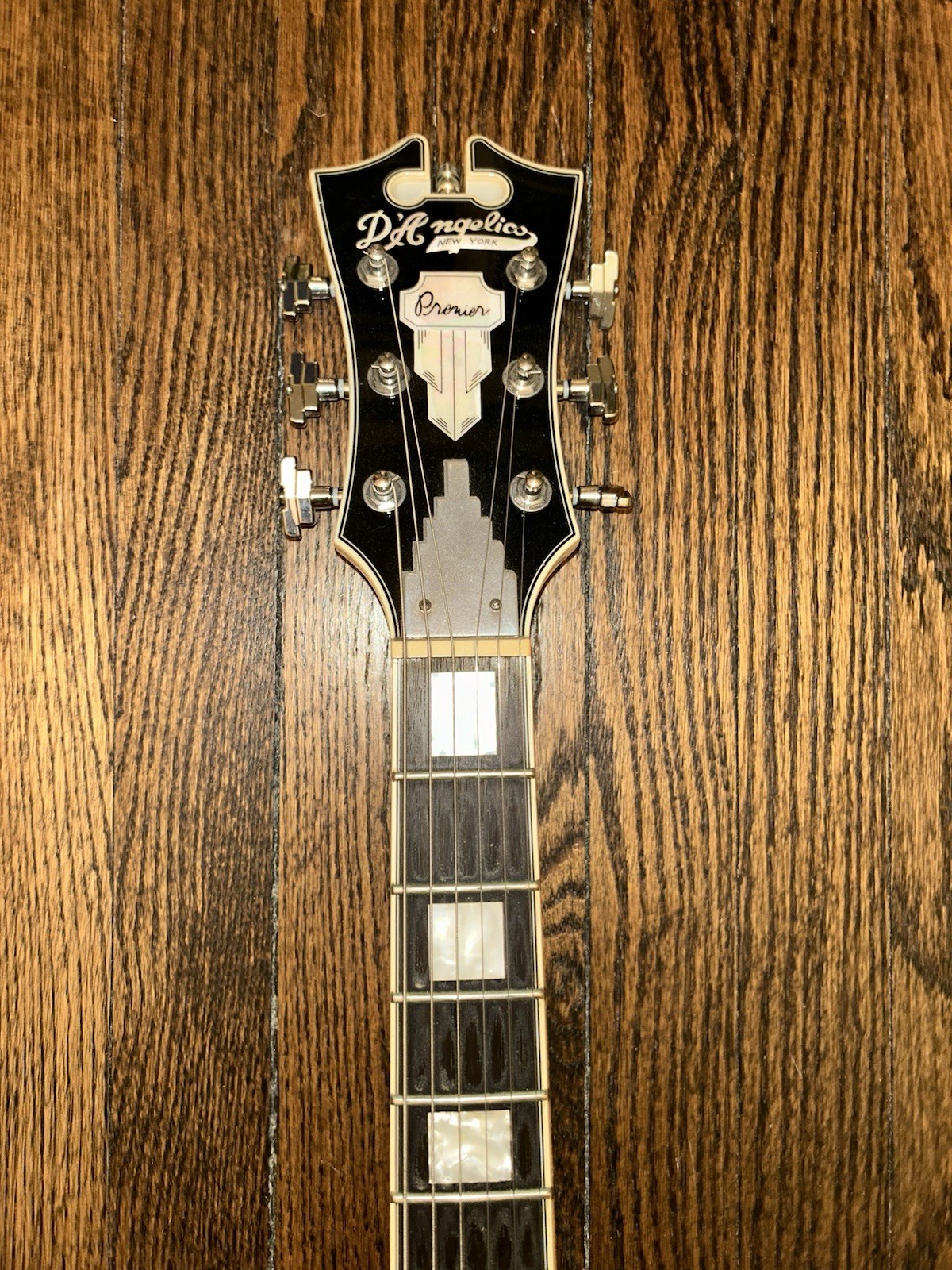 D’Angelico Premier DC Guitar Champagne with Gig Bag