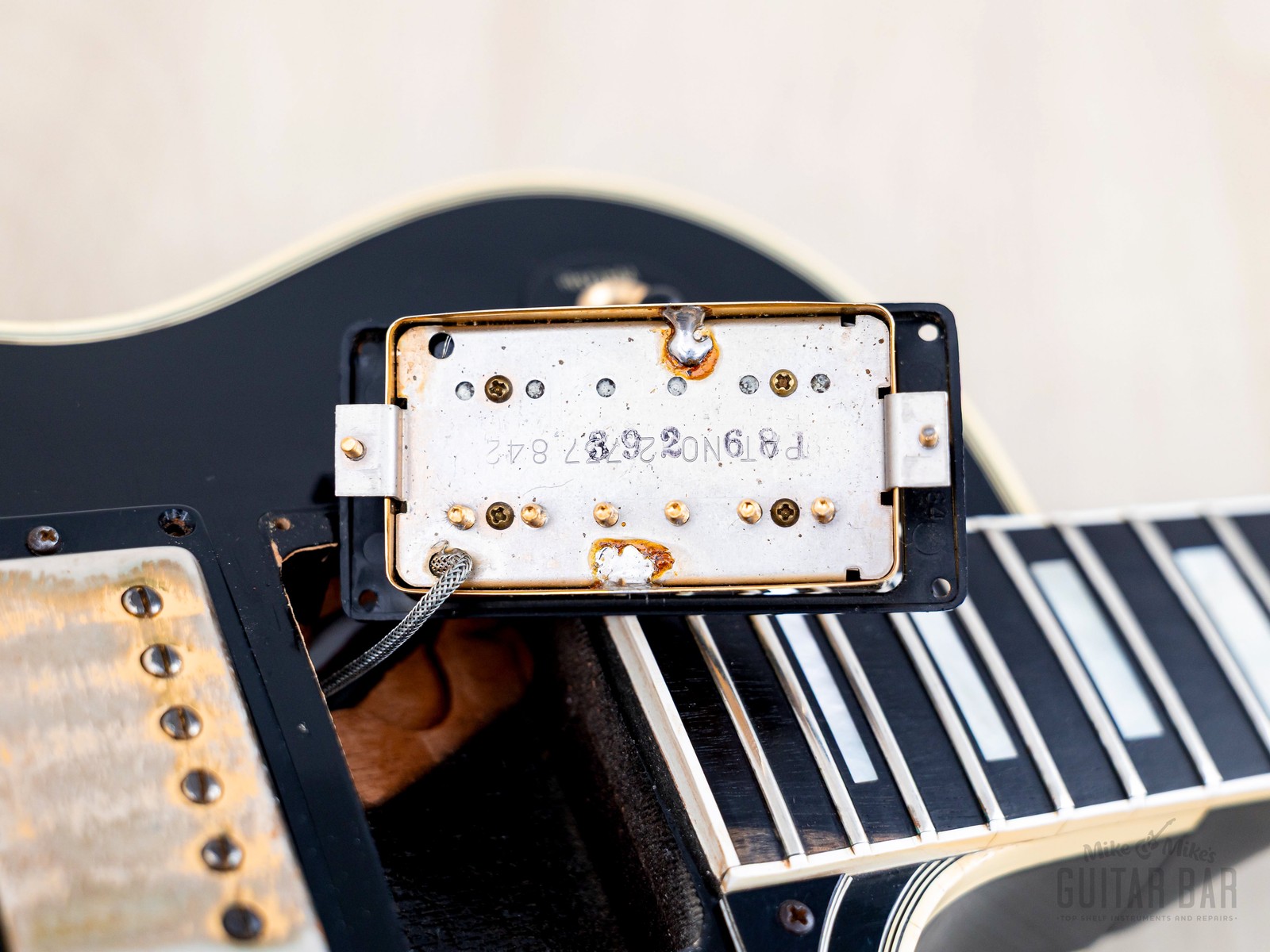 1981 Gibson Les Paul Custom Black Beauty 3 Pickup w/ Tim Shaw & T Tops, Case