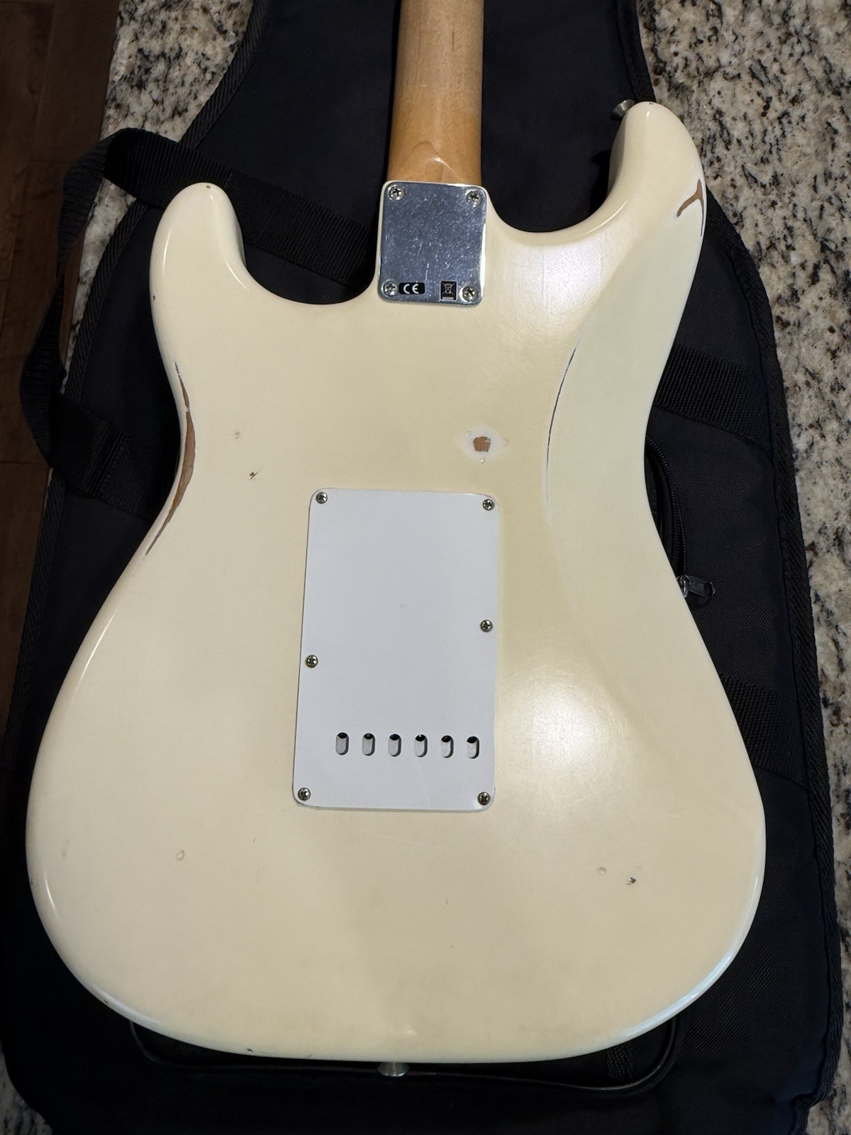 Fender Road Worn ’60s Stratocaster Olympic White Electric Guitar w/ Gig Bag