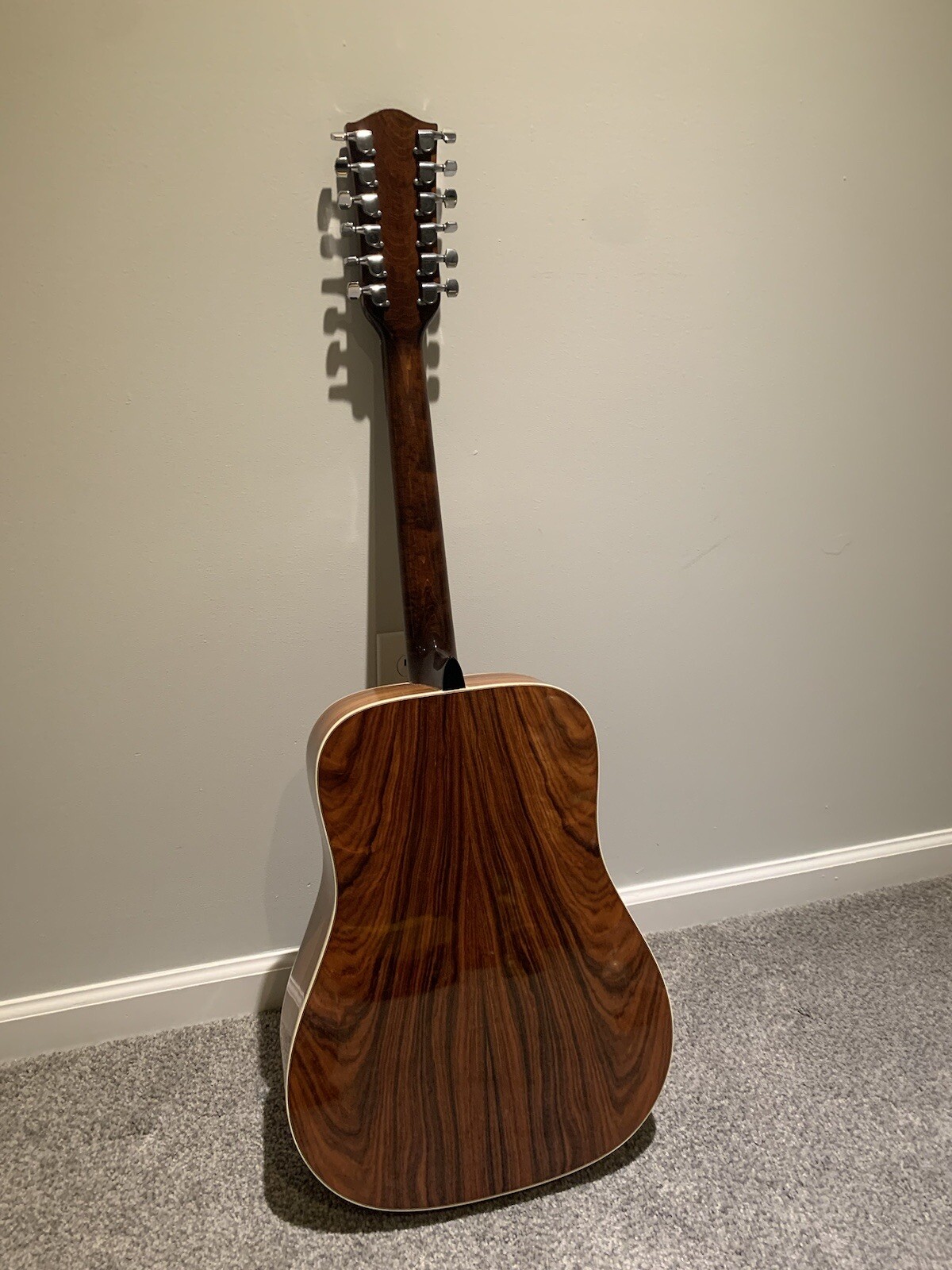 Vintage RARE Hofner 4990-12 1975 Natural Acoustic Made in Germany