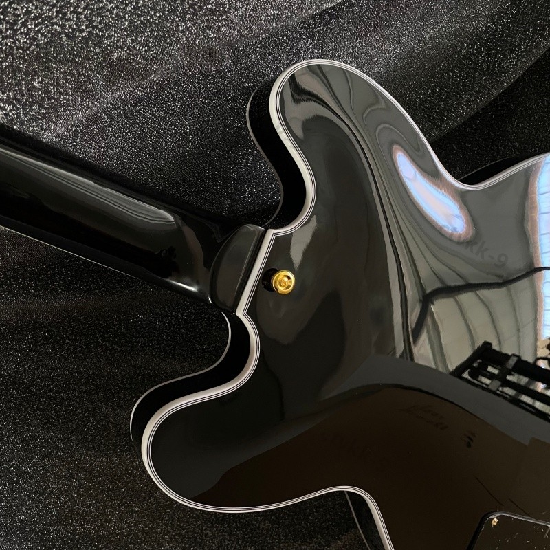 Solid Body Electric Guitar Bone Nut Stainless Rounded Fret Binding Free Shipping