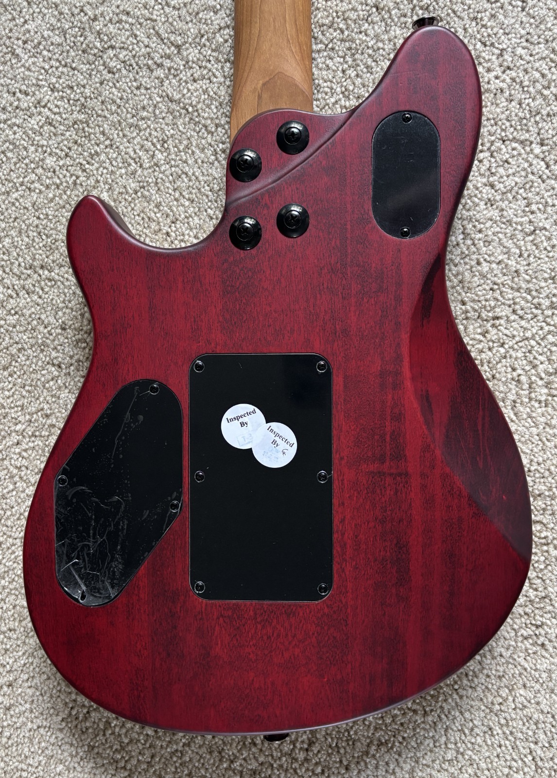 EVH Wolfgang WG Standard Exotic Zebrawood Electric Guitar, Natural Finish