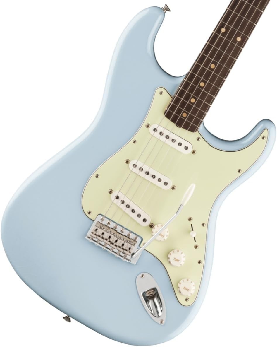 Fender Vintera II Road Worn ’60s Stratocaster Sonic Blue Electric Guitar NEW