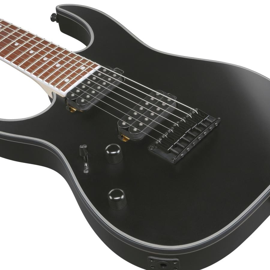 Ibanez RG7421EXL BKF Left-Handed 7-String Electric Guitar Black