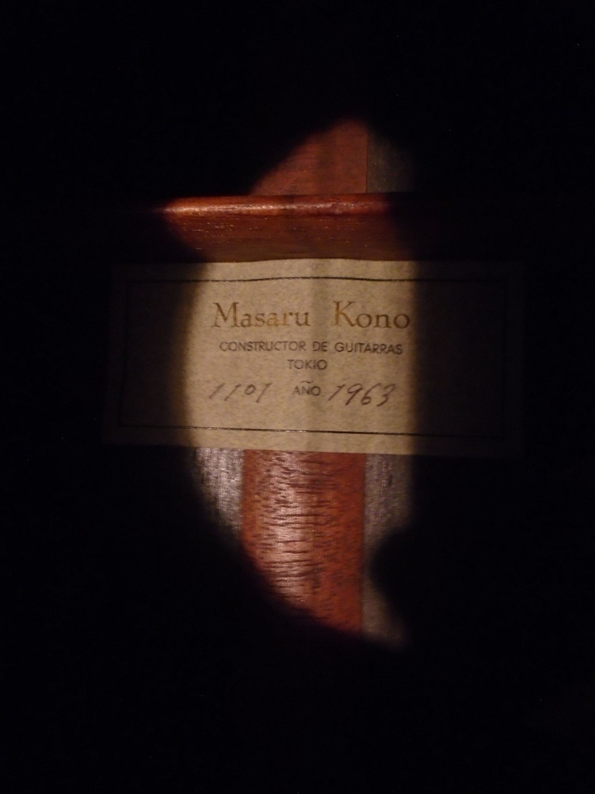 1963 Masaru Kohno classical guitar