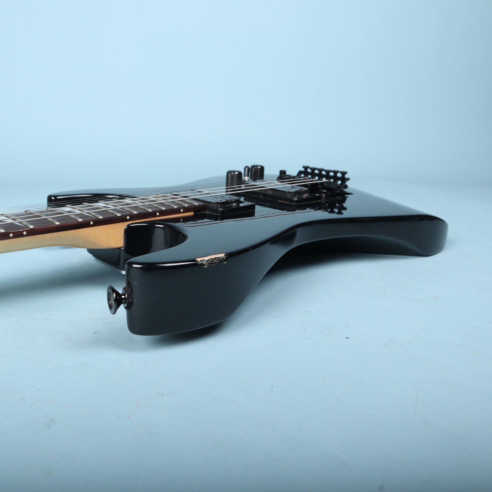 Charvel Predator Electric Guitar Black with Sharkfin Inlays 1991