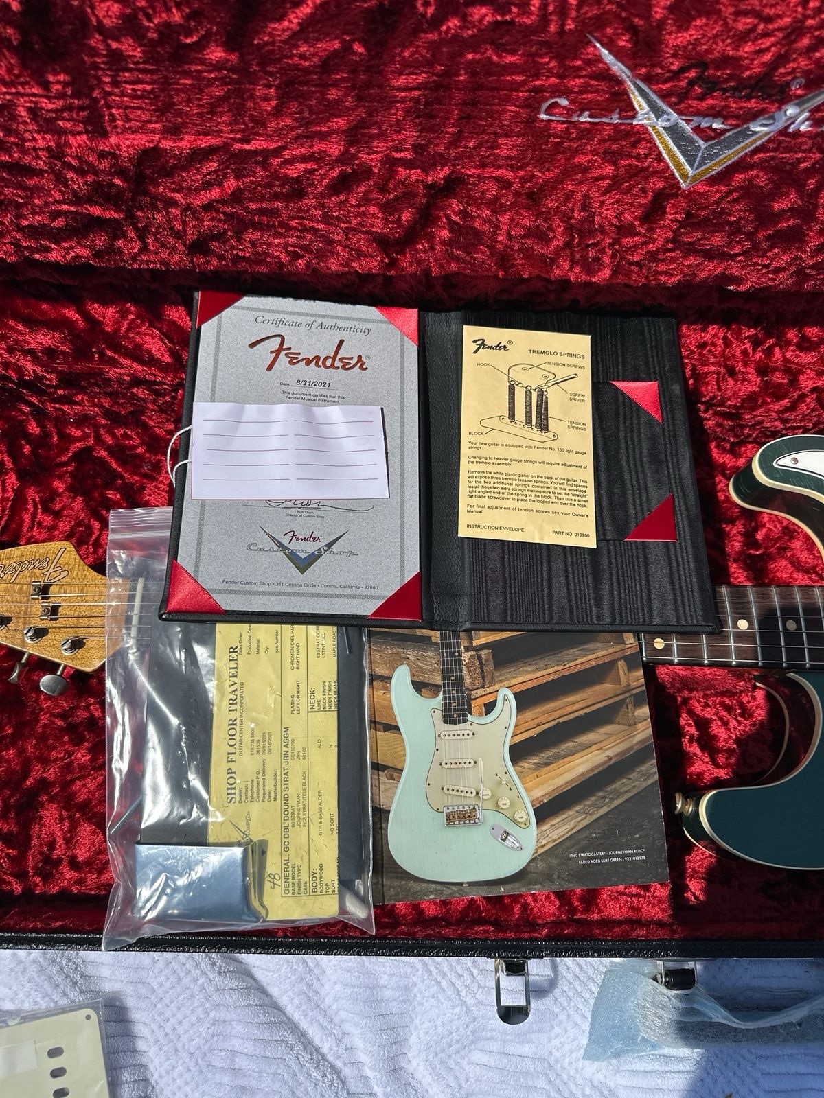 2021 Fender Custom Shop LTD GC Double Bound Stratocaster Journeyman Relic Green