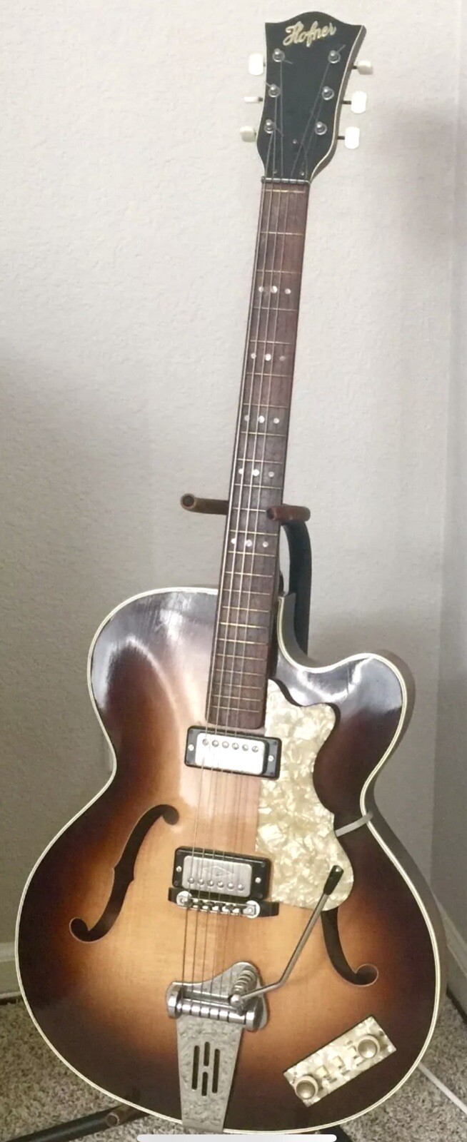 Vtg Hofner Electric Guitar Made in W. Germany