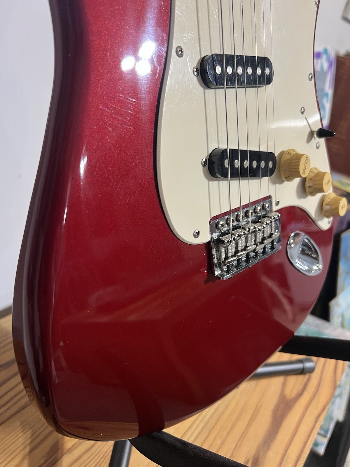 Squier body & neck, Fender Parts, Wilkerson bridge Partscaster