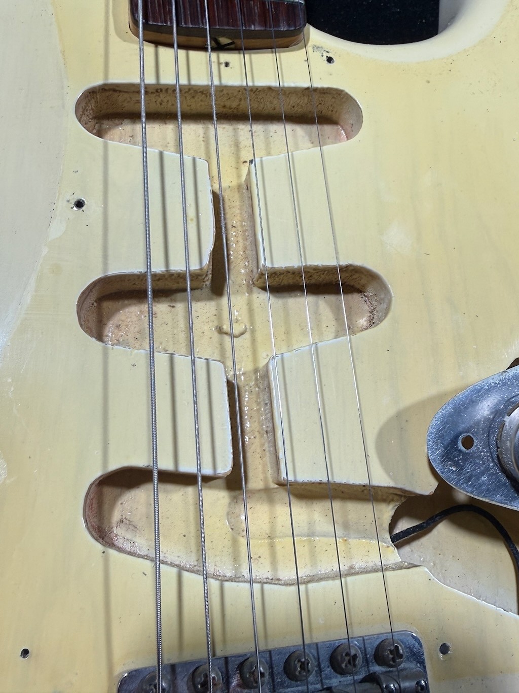 1960 Fender Stratocaster a stunning see-thru Ash Body Blonde w/a Slab neck !