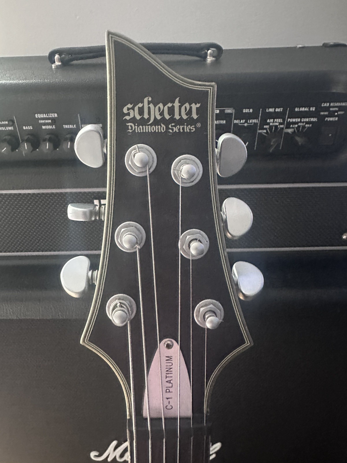 2022 Schecter C-1 Platinum Electric Guitar Diamond Series- (Read discription)