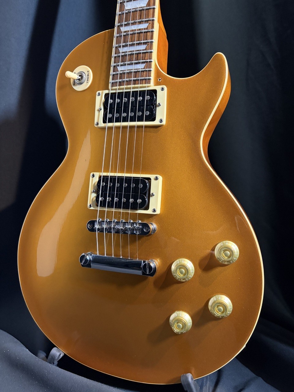 [GrassRoots] G-LP-STD Gold Used Maple Top Mahogany Back Body w/Soft Case JPN