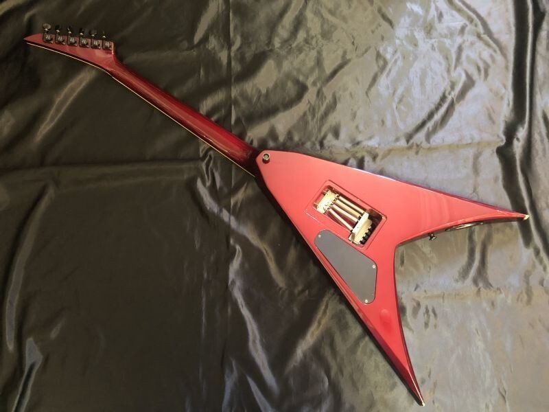 Grover Jackson KV D-120 King V Metallic Red 1990s Electric Guitar