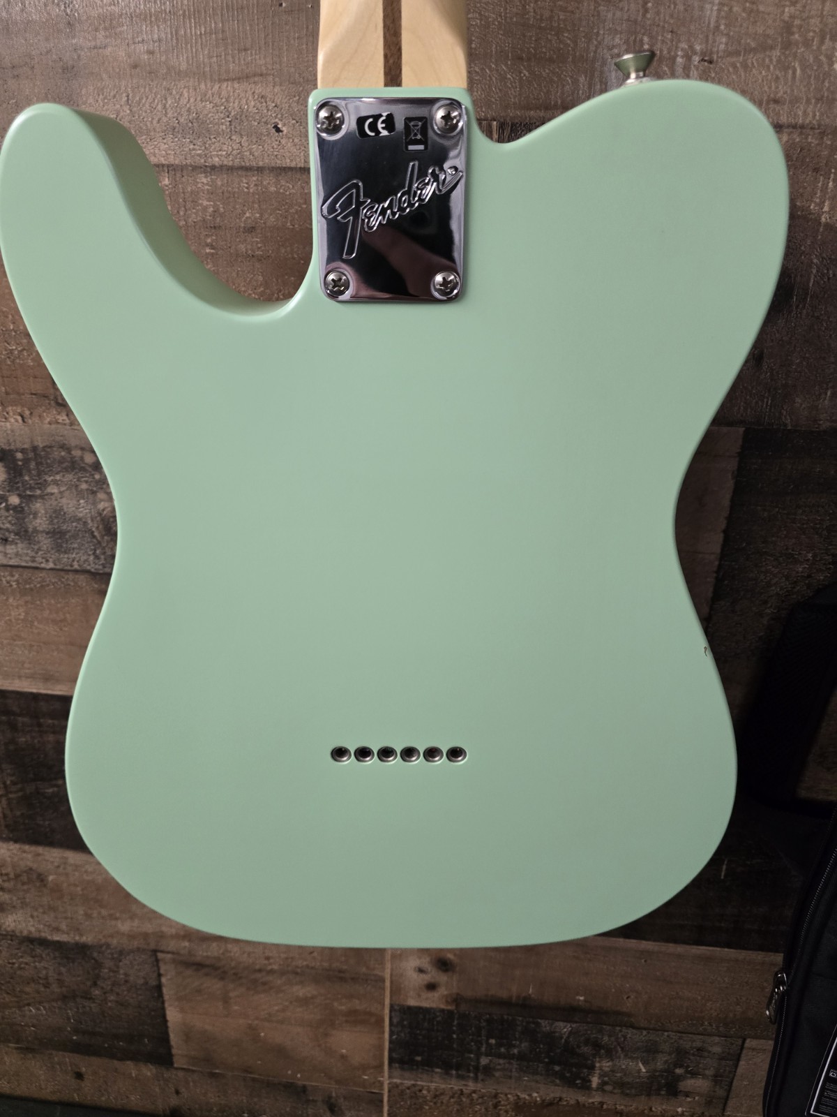 2019 Fender American Performer Telecaster HUM Satin Surf Green.