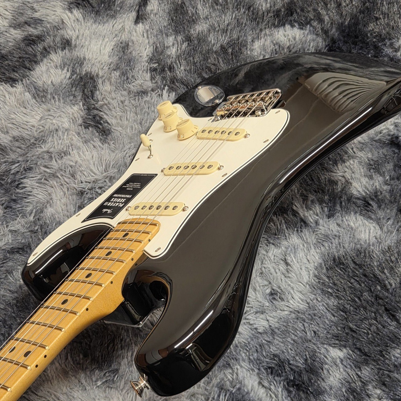 Fender Player II Stratocaster Black Electric Guitar with Gig Bag