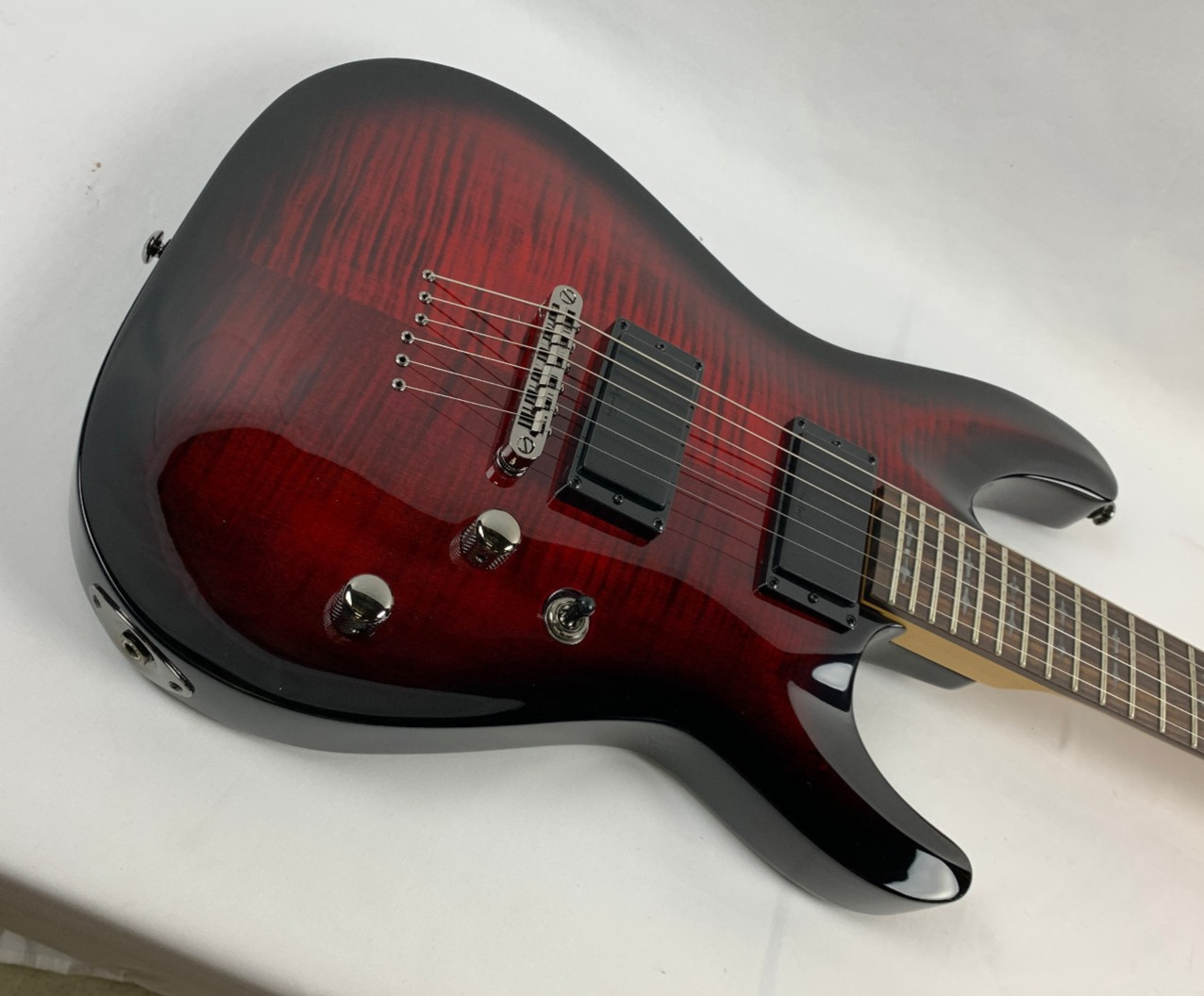 Schecter Demon-6 Crimson Red Burst CRB Electric Guitar B-Stock Demon6 Demon