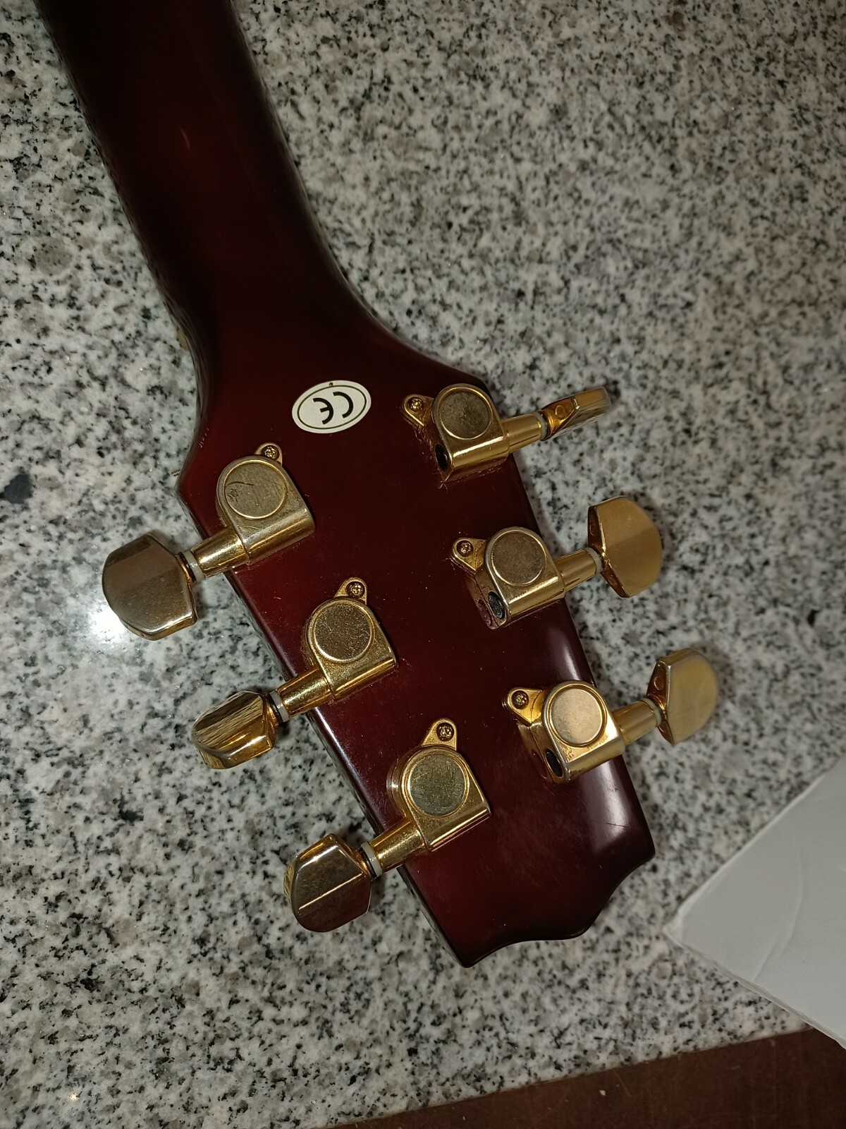 Carlo Robelli HB-1 Sunburst Electric Guitar, a-x