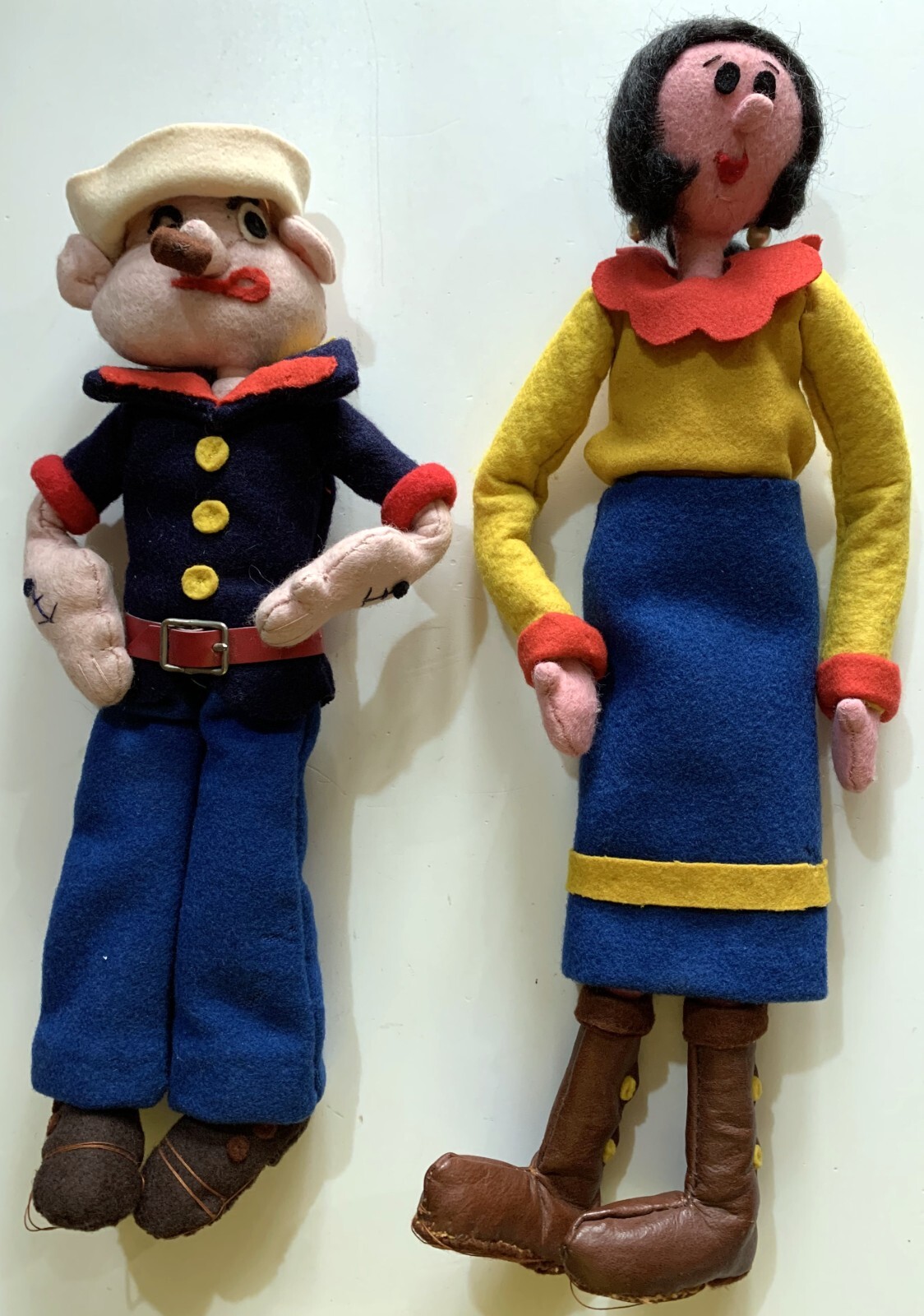VINTAGE TOY stuffed DOLL FELT POPEYE OLIVIA OYL lenci pannolenci