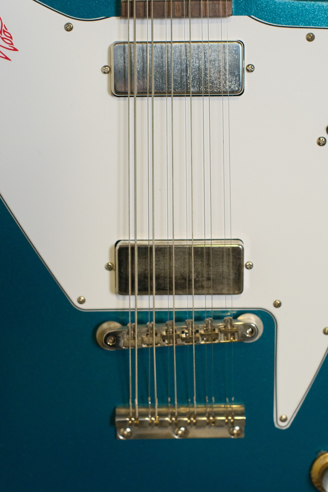 Used Gibson Custom Shop 1965 Non-Reverse Firebird XII – Biscay Aqua w/OHSC