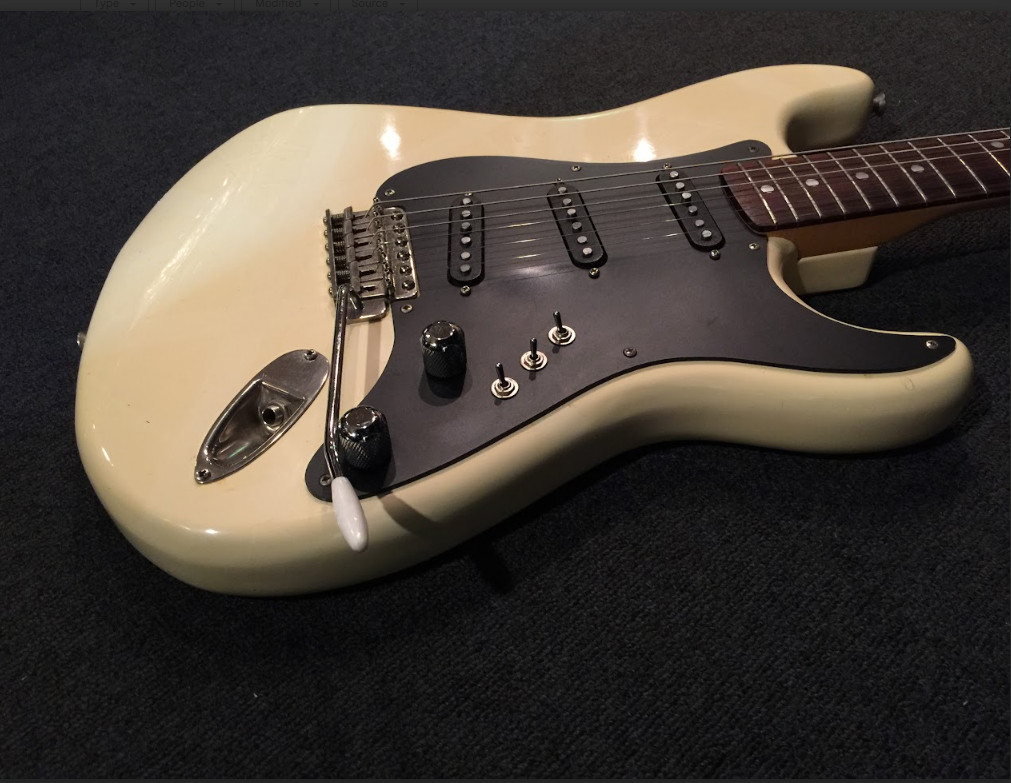Electric Guitar Greco SE-600J WHT/R Jeff Beck Model Super Sound White Japan