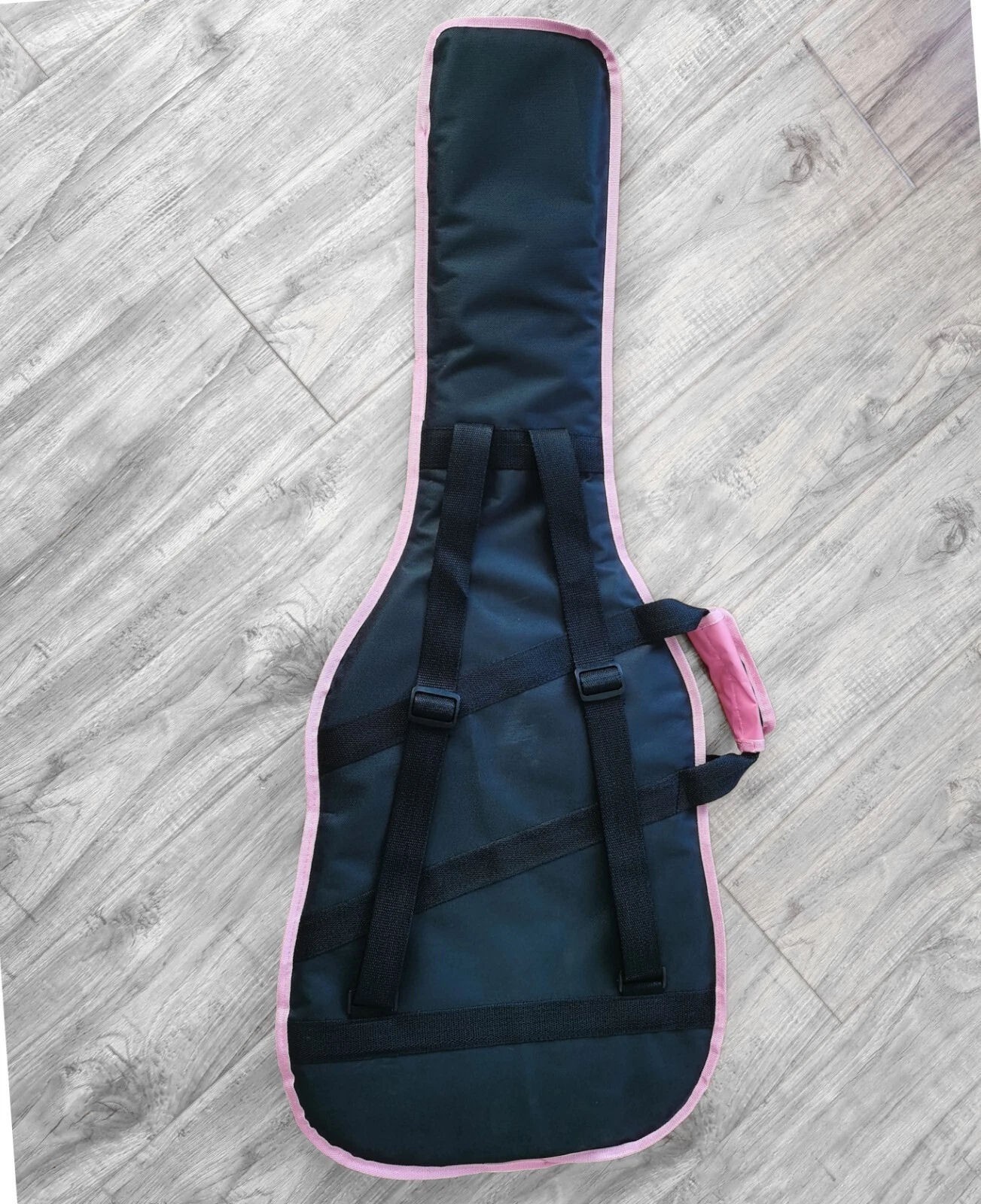 Fishbone custom fashionable PINK electric guitar Hello Kat + Bag Fast US SHIP