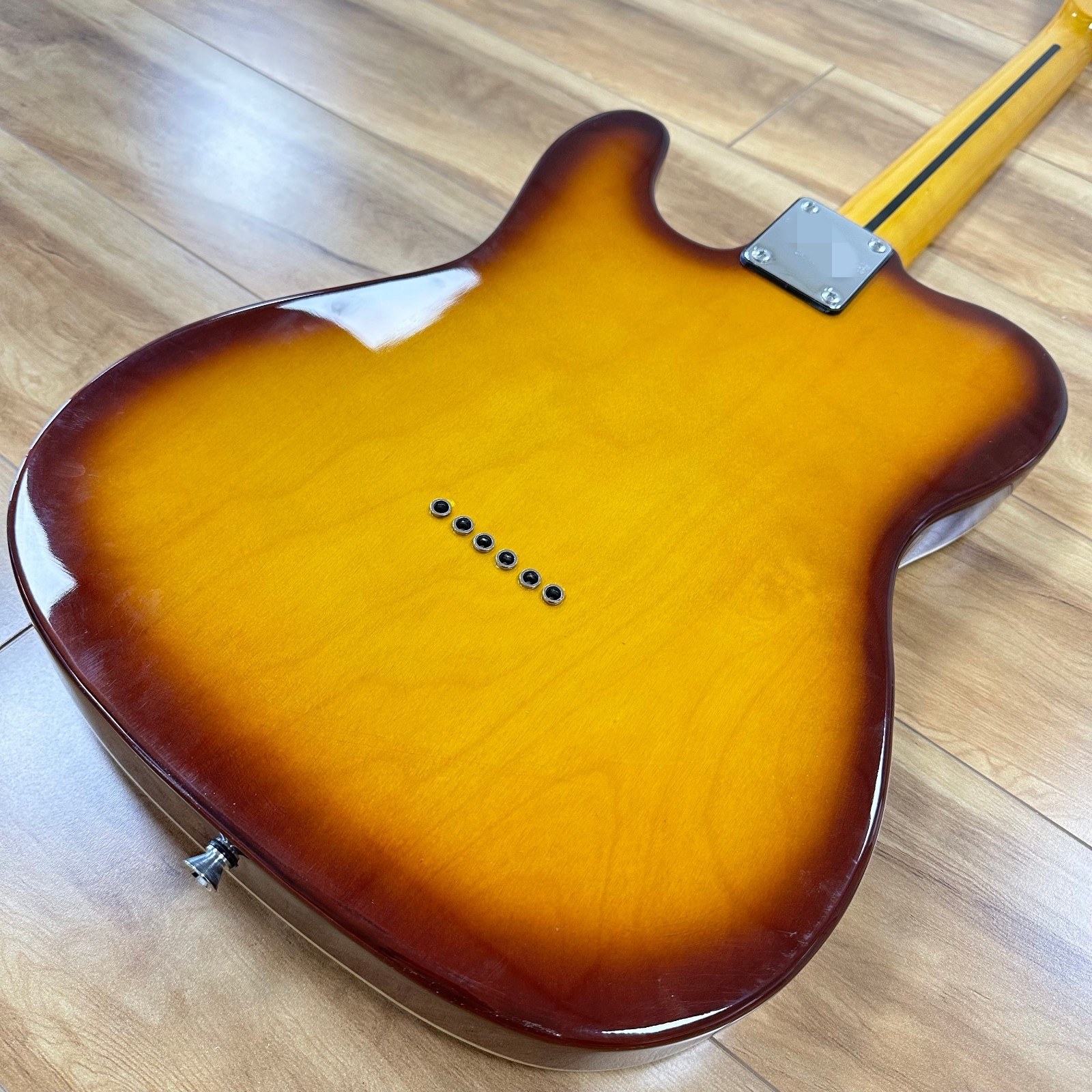Ship US Custom TL ElectricGuitar Sunburst Finish Maple Neck Chrome Hardward